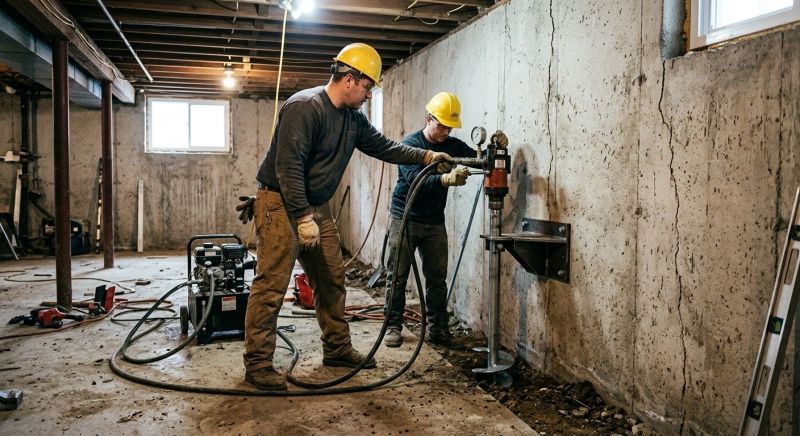 Basement Stabilization in Long Valley, NJ