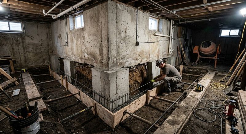 Basement Underpinning in Long Valley, NJ