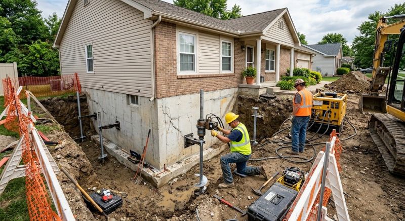 Building Foundation Repair in East Hanover, NJ