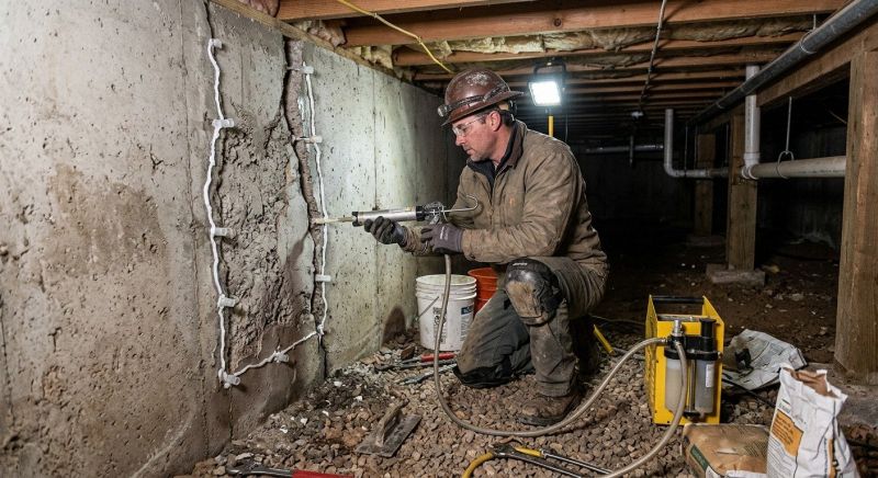 Building Foundation Repair in Pittstown, NJ