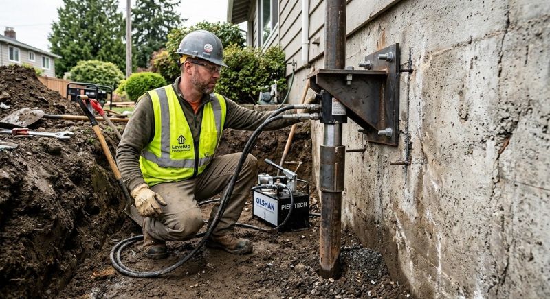 Concrete Foundation Leveling in Mount Bethel, PA