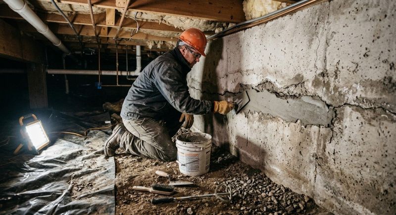 Cracked Foundation Repair in Clinton, NJ