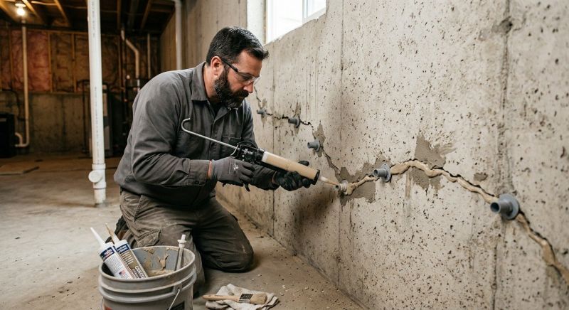 Cracked Foundation Repair in Randolph, NJ