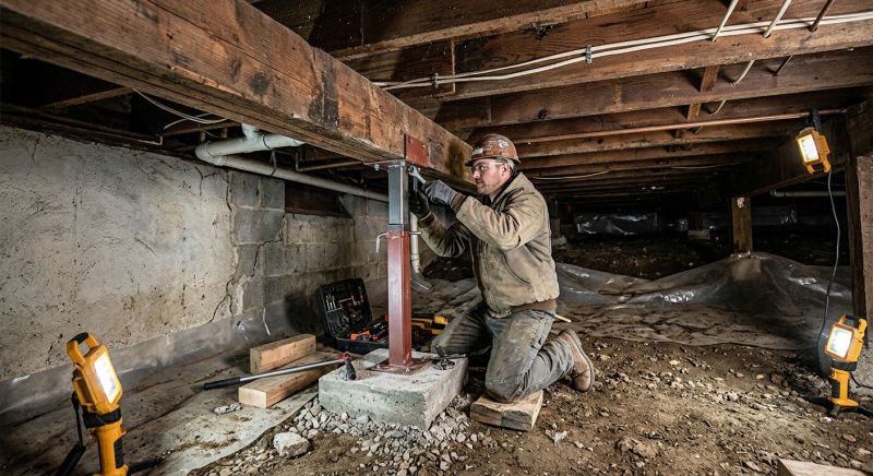 Crawlspace Foundation Repair in Annandale, NJ