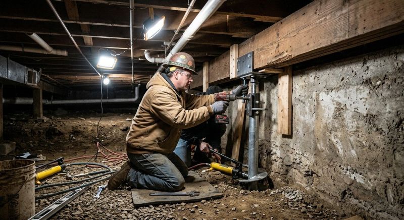 Crawlspace Foundation Repair in Hackettstown, NJ