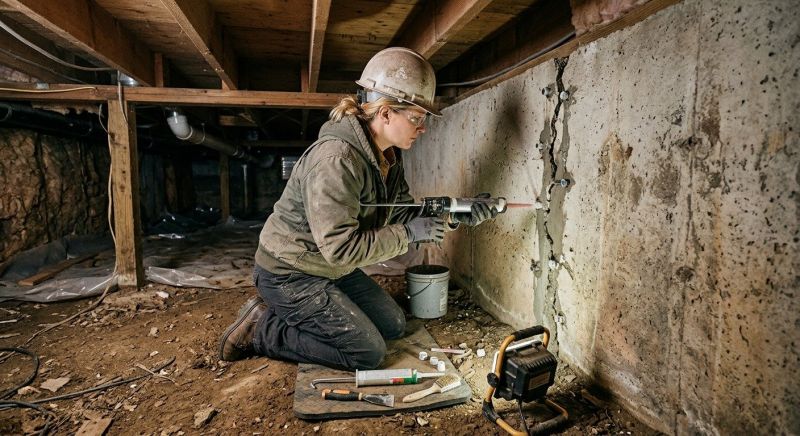 Crawlspace Foundation Repair in Madison, NJ