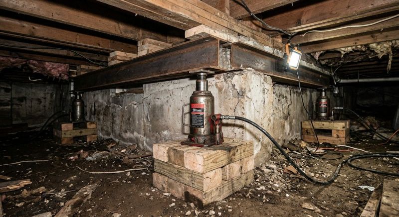 Foundation Jacking in Hackettstown, NJ