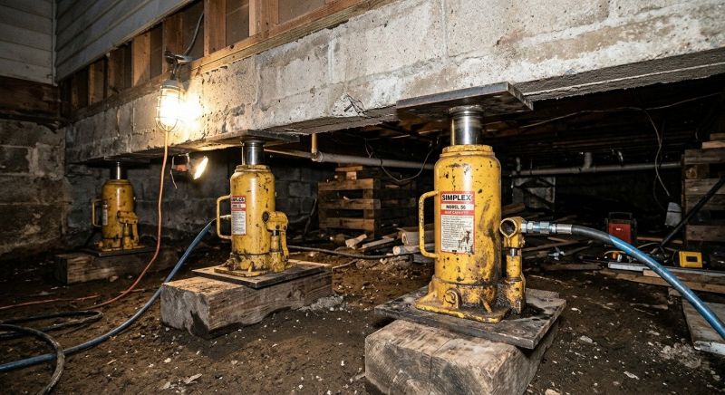 Foundation Jacking in Hackettstown, NJ