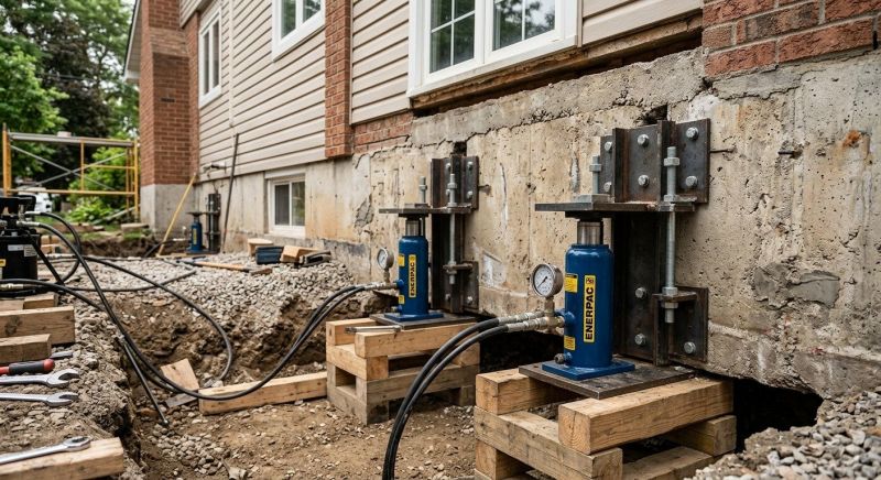 Foundation Jacking in Mendham, NJ