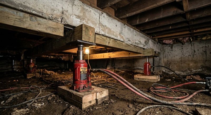 Foundation Jacking in Mendham, NJ