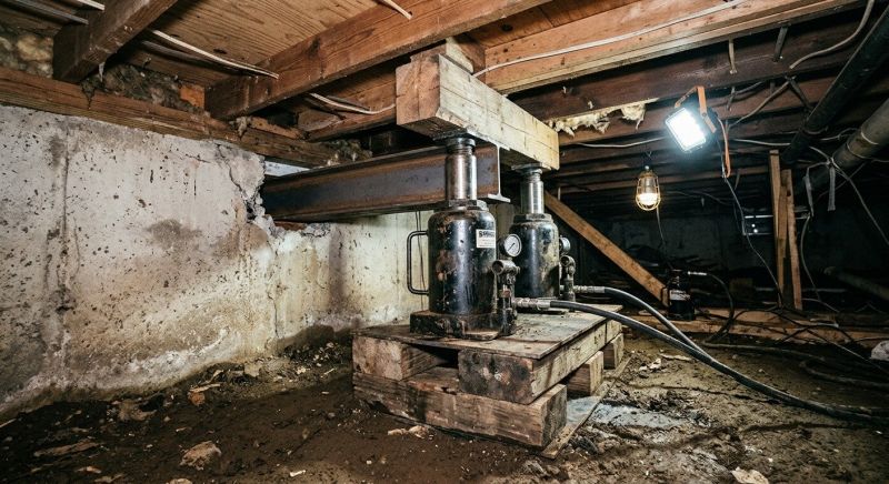 Foundation Jacking in Mendham, NJ