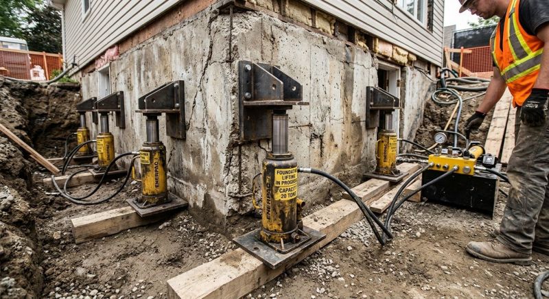 Foundation Jacking in Randolph, NJ