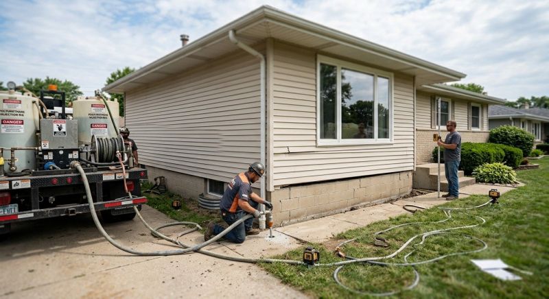Foundation Lifting in Andover, NJ