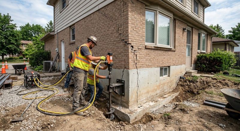 Foundation Lifting in Franklin, NJ