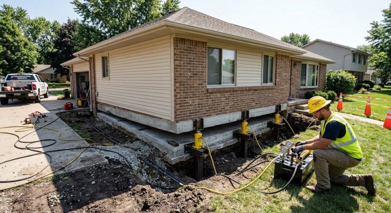 Foundation Lifting in Hackettstown, NJ