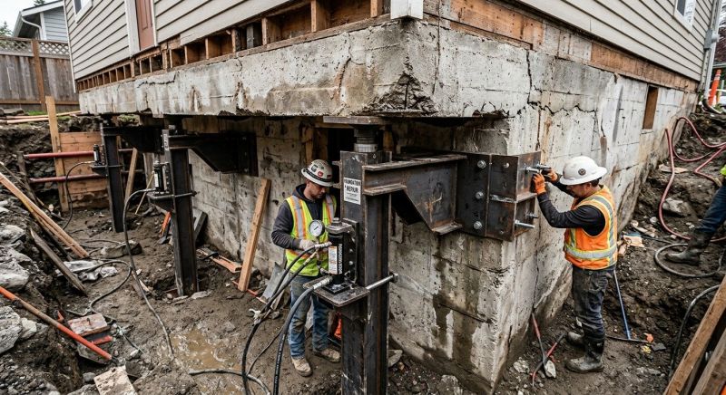 Foundation Lifting in High Bridge, NJ