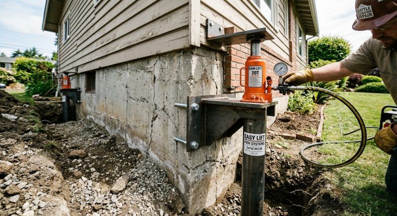 Foundation Lifting in Pittstown, NJ