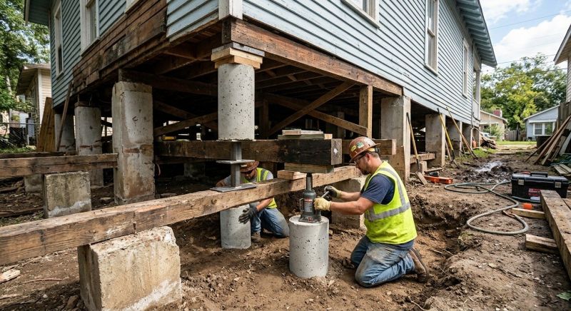 Foundation Pier Repair in Long Valley, NJ