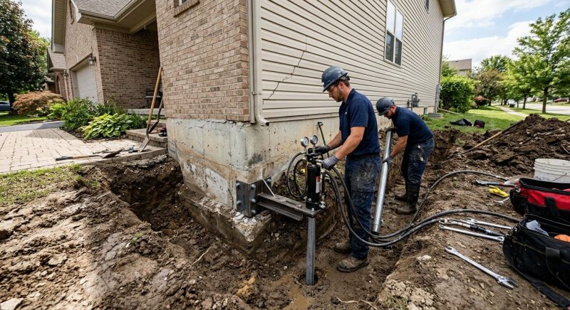 Foundation Settlement Repair in Long Valley, NJ