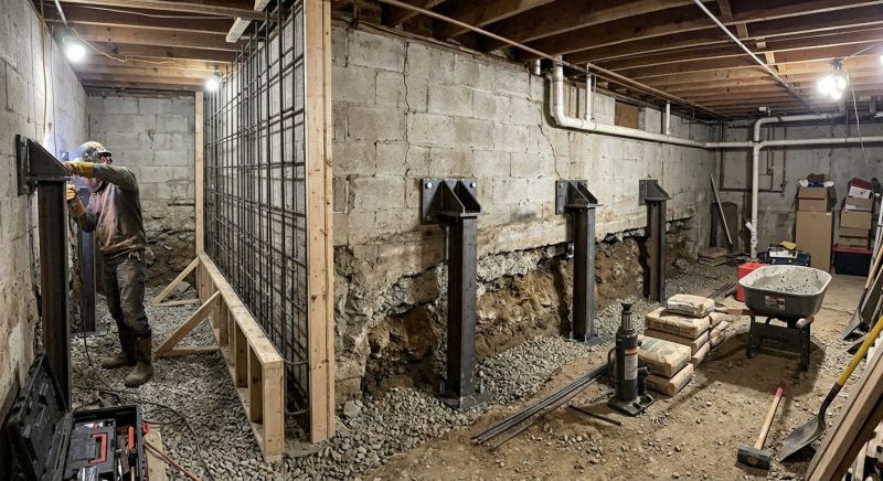 Foundation Stabilizing in Boonton, NJ