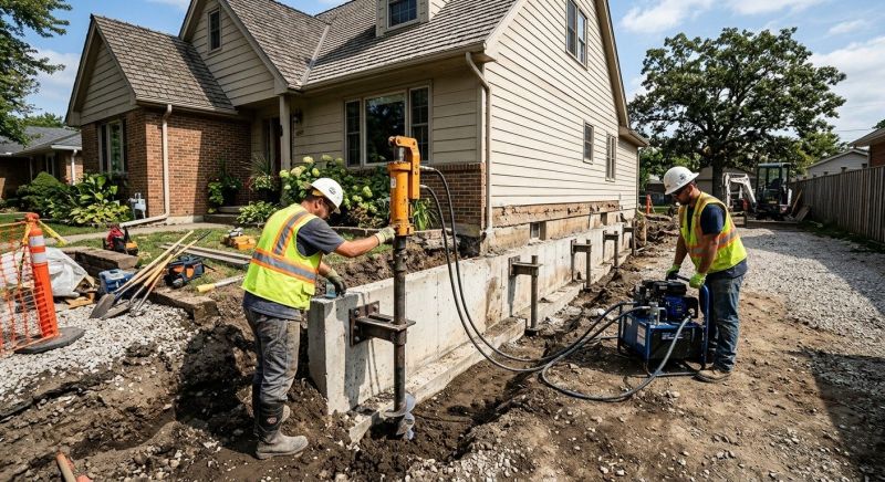 Foundation Stabilizing in Long Valley, NJ
