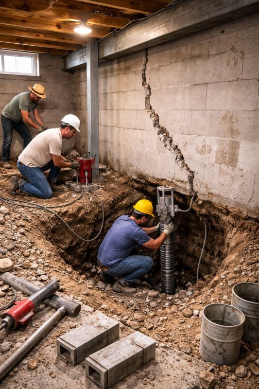 Foundation Structural Repair in Somerset County, NJ