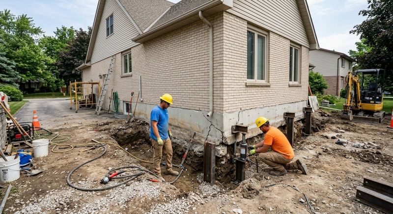 Helical Piers Installation in Long Valley, NJ