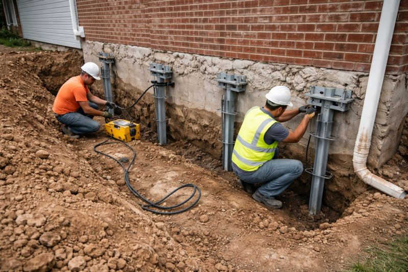 Helical Piers Installation in Long Valley, NJ