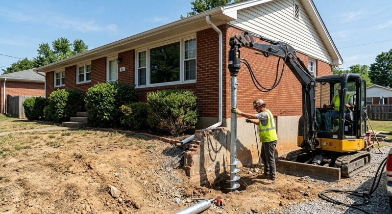 Helical Pile Installation in Long Valley, NJ