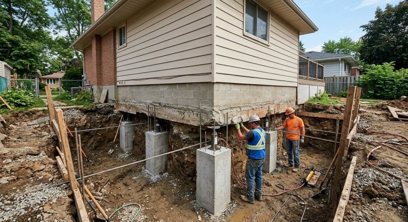 House Underpinning in Long Valley, NJ