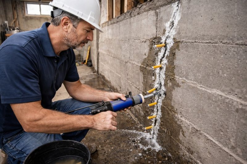 Leaking Foundation Repair in Long Valley, NJ