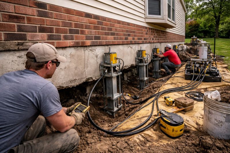 Settling Foundation Service in Middlesex County, NJ
