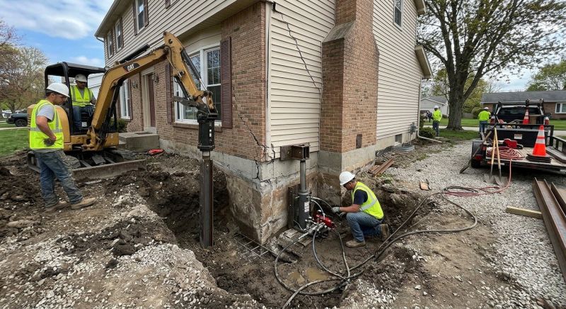 Sinking Foundation Repair in Clinton, NJ