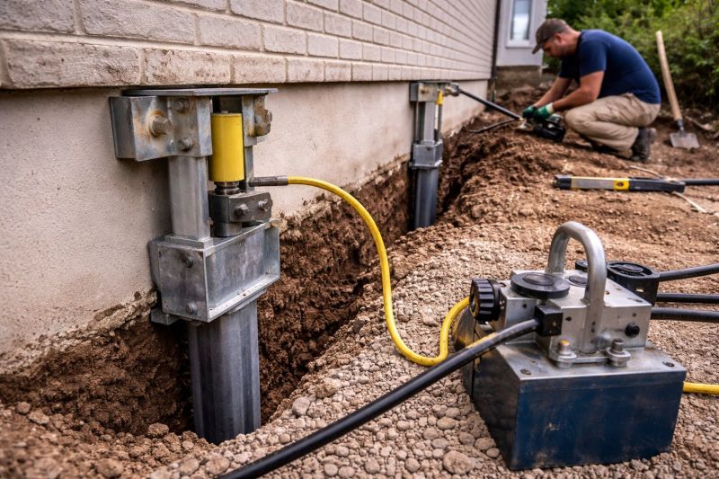 Sinking Foundation Repair in Madison, NJ