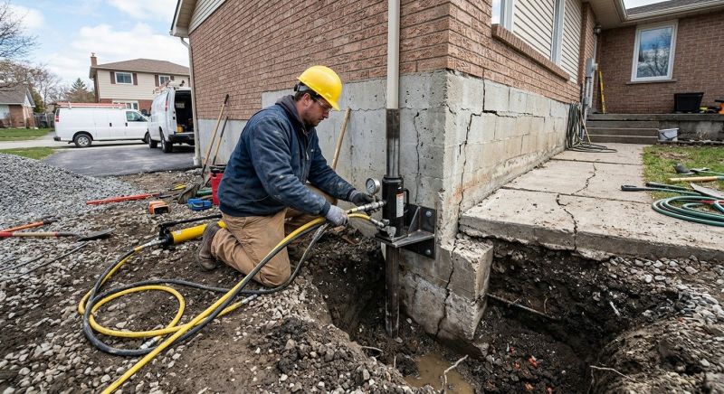 Sinking Foundation Repair in Somerville, NJ