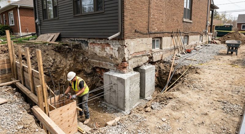 Structural Underpinning in Long Valley, NJ
