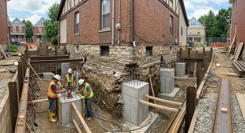 Structural Underpinning in Long Valley, NJ