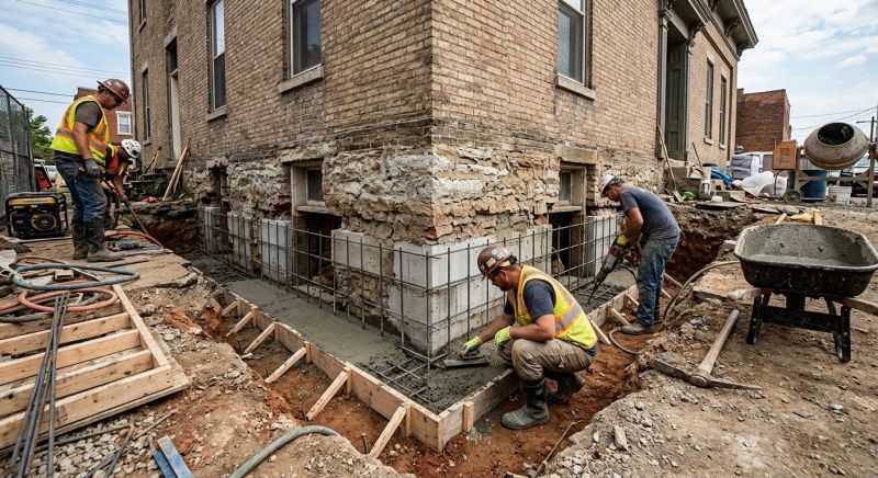 Structural Underpinning in Long Valley, NJ