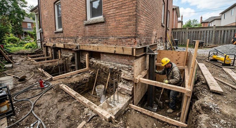 Underpinning Repair in Long Valley, NJ